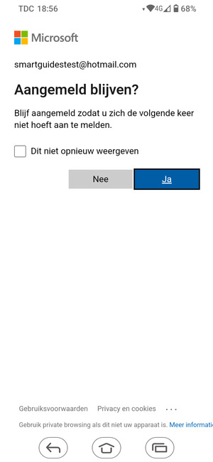 Selecteer uw voorkeursoptie