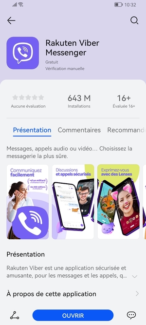 Sélectionnez OUVRIR