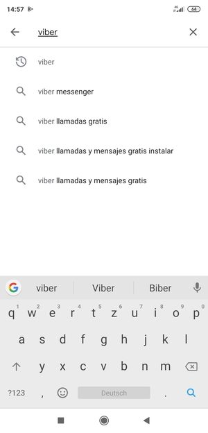 Introduzca el nombre de la aplicación y seleccione Buscar