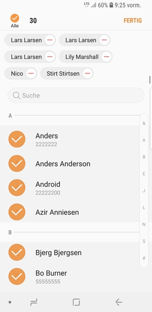 Wählen Sie FERTIG