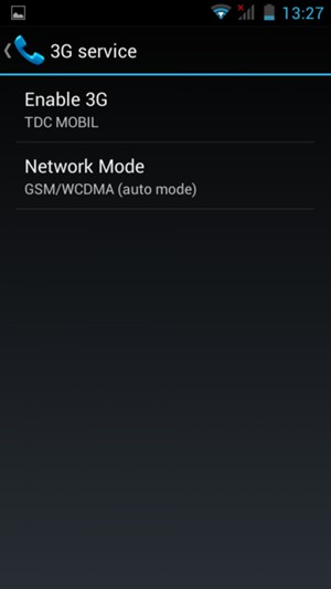 Select Network Mode
