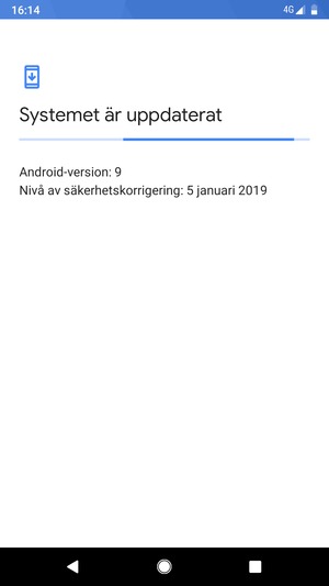 Vänta på att sökningen avslutas