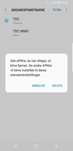 Vælg NULSTIL