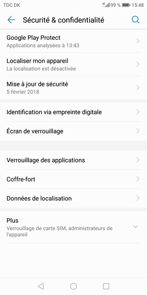 Sélectionnez Plus