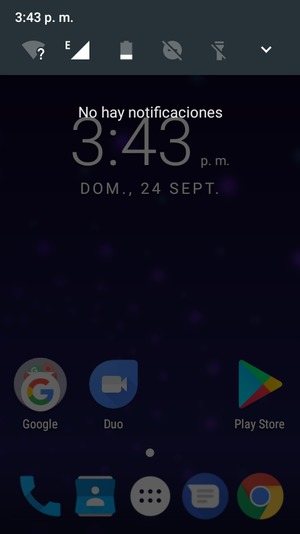 Deslice hacia abajo el menú superior de nuevo