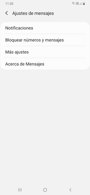 Seleccione Más ajustes