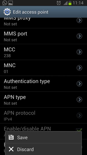 Select the Menu button and select Save