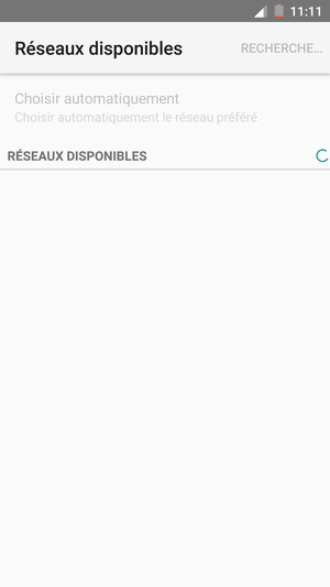 Veuillez attendre la fin de la recherche