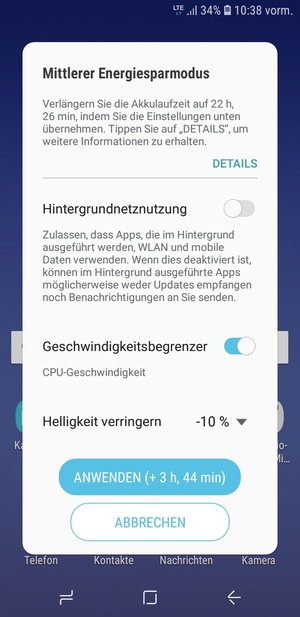 Wählen Sie ANWENDEN
