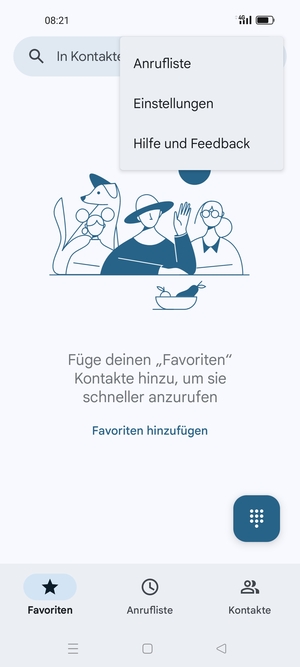 Wählen Sie Einstellungen