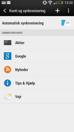 Vælg Google