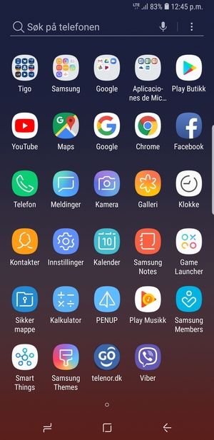 Velg Samsung