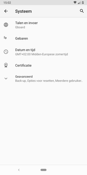 Selecteer Geavanceerd