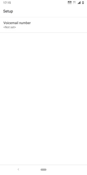 Select Voicemail number