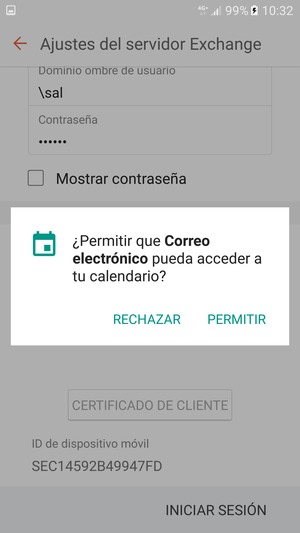Seleccione la opción deseada