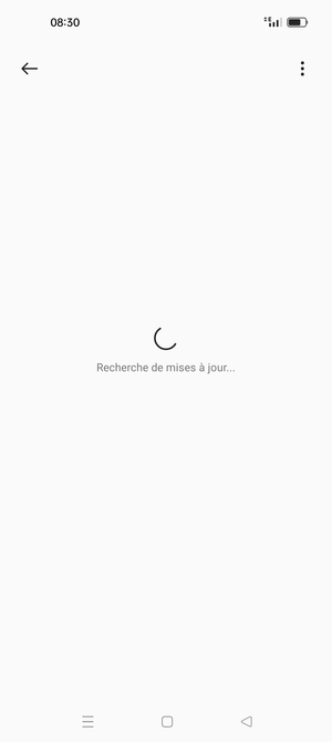 Veuillez attendre la fin de la recherche