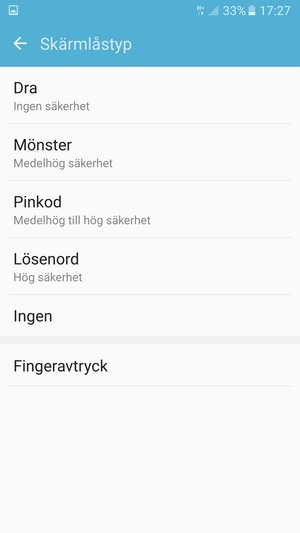 Välj Mönster