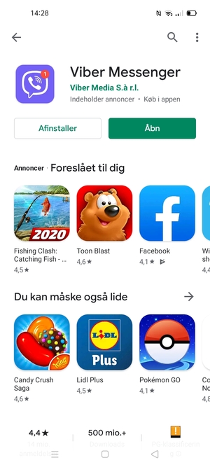 Vælg Åbn