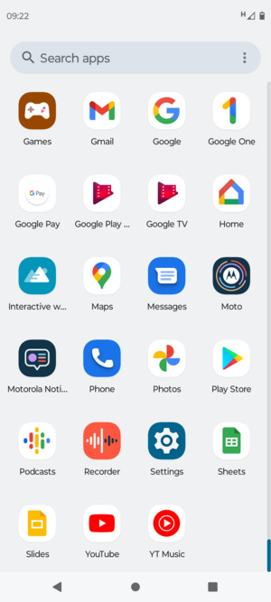 Scroll to and select Settings