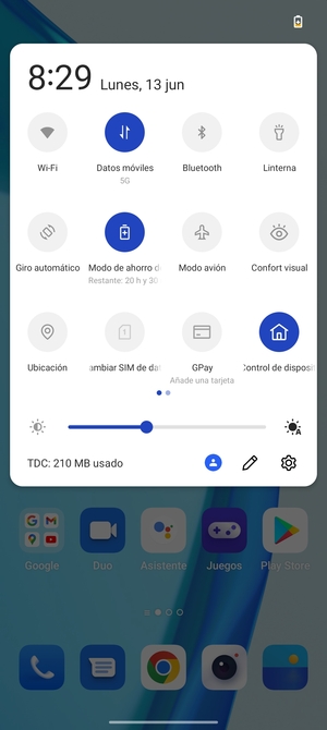 Active Modo de ahorro de batería