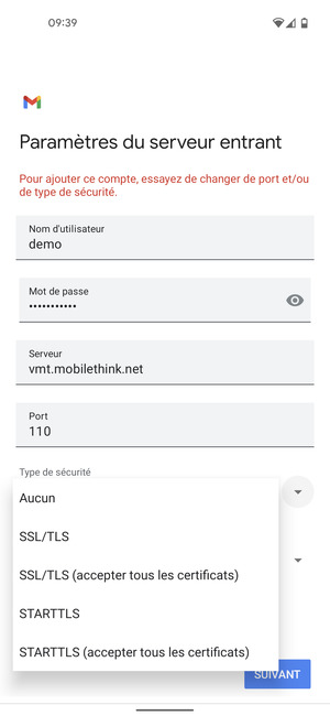 Sélectionnez Aucun