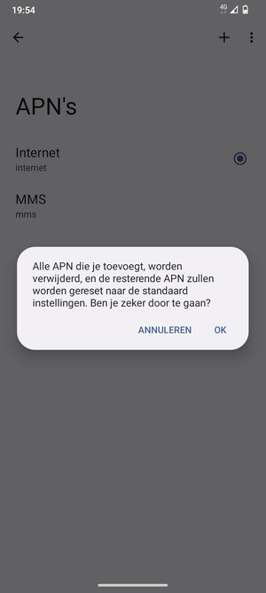 Selecteer OK