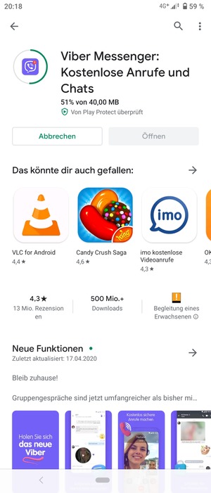 Warten Sie, bis der Installationsprozess  beendet ist