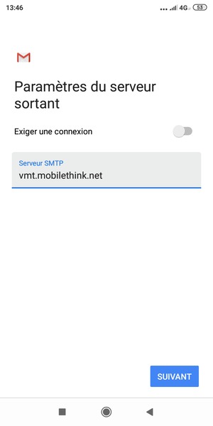 Désactiver le Exiger une connexion et sélectionnez SUIVANT