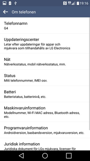 Välj Uppdateringscenter