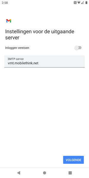 Schakel Inloggen vereisen uit en selecteer VOLGENDE
