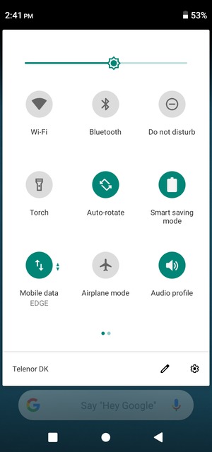 Select the Settings button