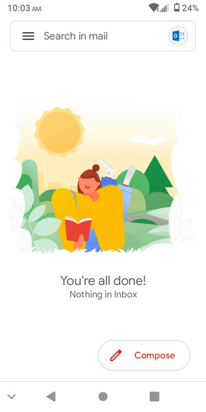 Your Hotmail is ready to use