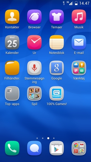Vælg E-mail