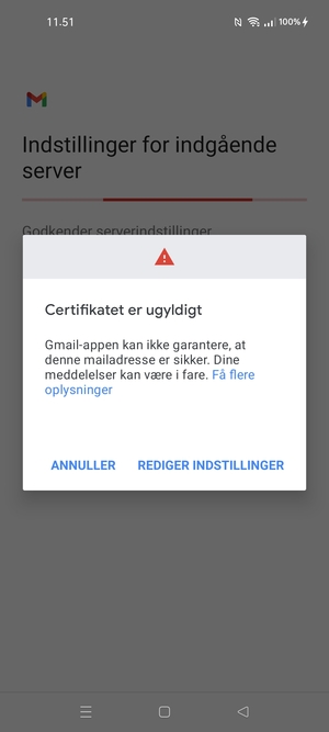 Vælg REDIGER INDSTILLINGER