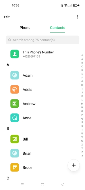 Select the Menu button