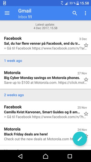 Your Gmail is ready to use