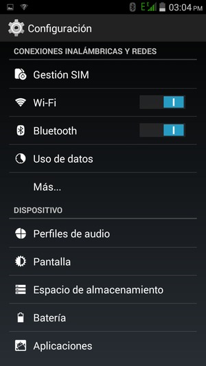 Desactive Wi-Fi y Bluetooth
