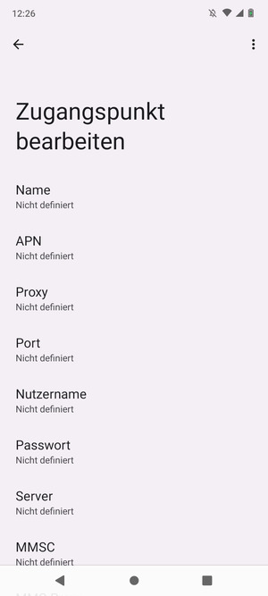Geben Sie Internet-Informationen ein