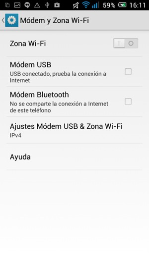 Seleccione Zona Wi-Fi