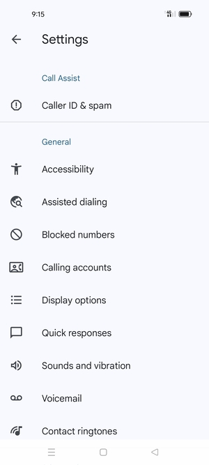 Select Voicemail