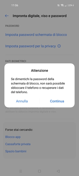 Seleziona Continua