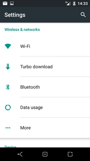 Select Wi-Fi