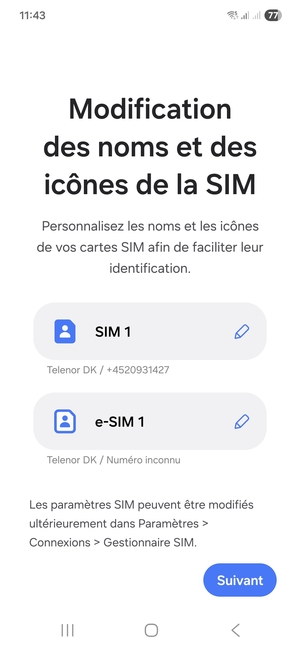 Sélectionnez Suivant