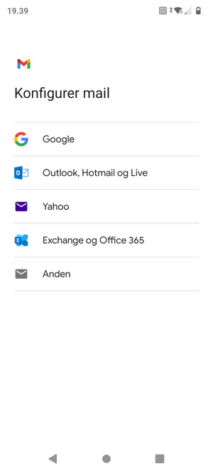 Vælg Google