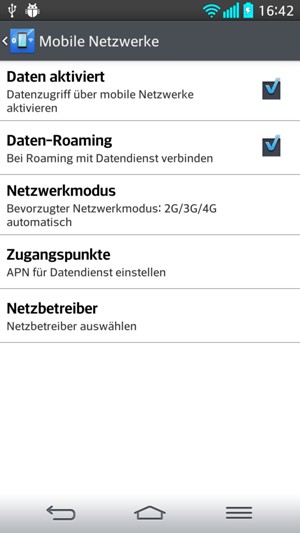 Wählen Sie Zugangspunkte