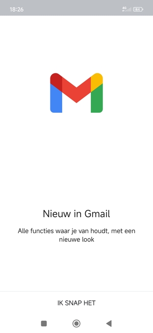 Selecteer IK SNAP HET