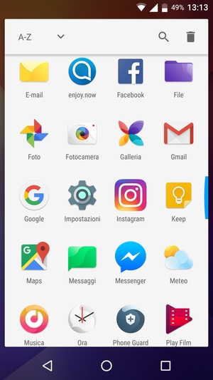 Scorri e seleziona Impostazioni