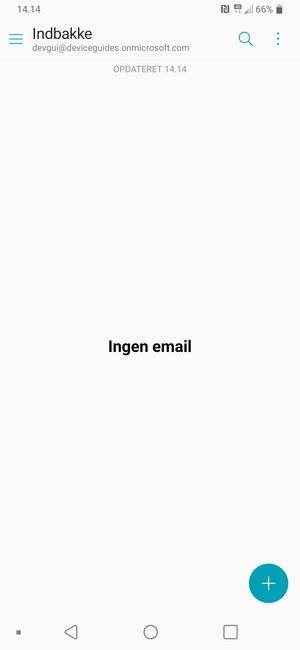 Din konto er klar til brug