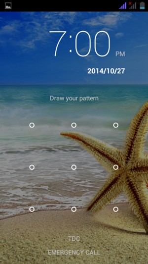 Your phone is now secure with a screen lock.