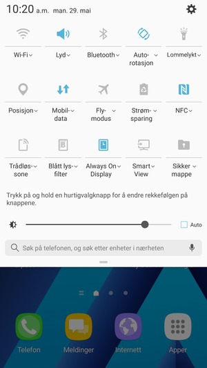 Kryss av i Auto avkrysningsboksen